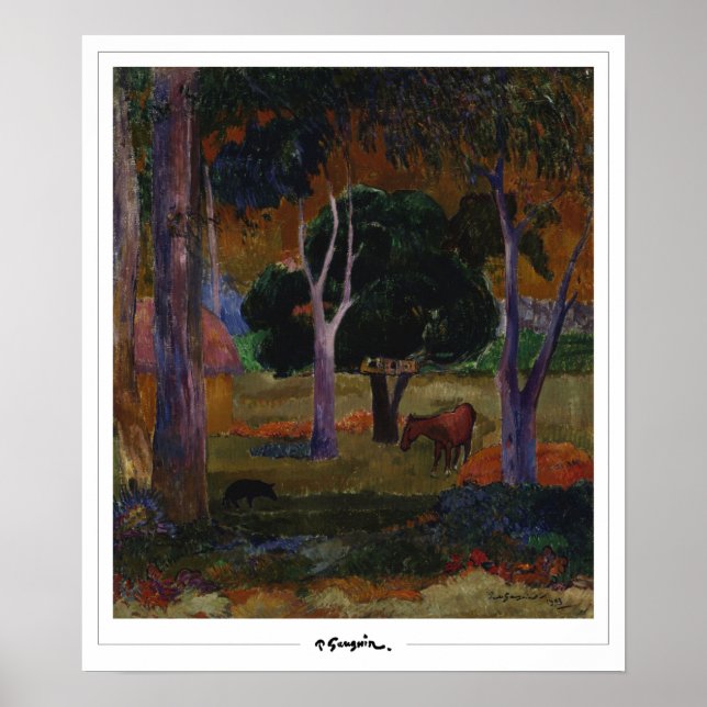 Paul Gauguin Zedign Art Affisch #24 (Framsidan)