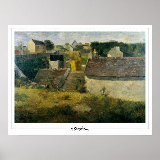 Paul Gauguin Zedign Art Poster #27 (Framsidan)