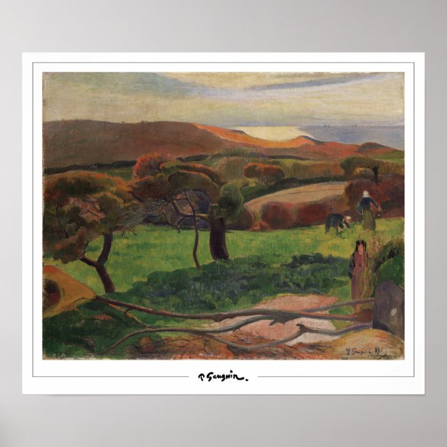Paul Gauguin Zedign Art Poster #29 (Framsidan)
