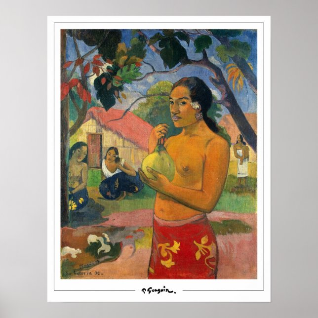 Paul Gauguin Zedign Art Poster #352 (Framsidan)