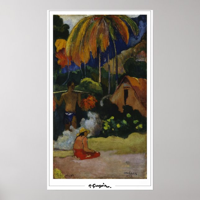 Paul Gauguin Zedign Art Poster #438 (Framsidan)