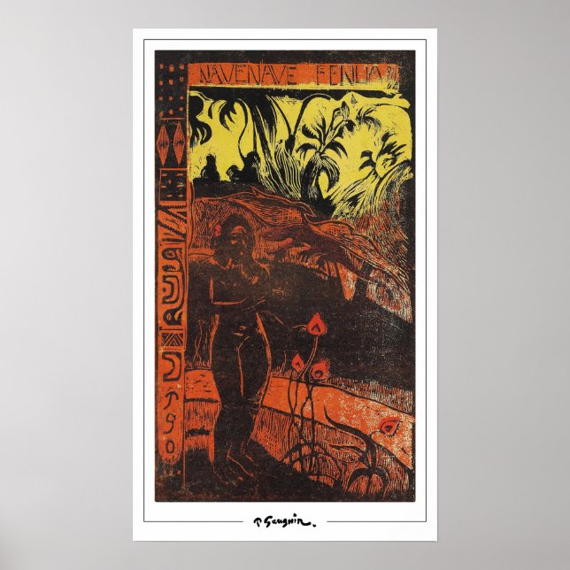Paul Gauguin Zedign Art Poster nr 513 (Framsidan)