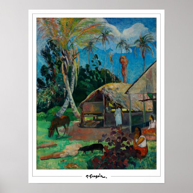 Paul Gauguin Zedign konstaffisch #1 Poster (Framsidan)