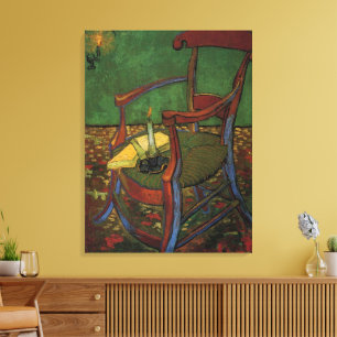 Paul Gauguins fåtölj av Vincent van Gogh Canvastryck