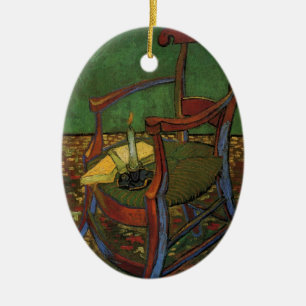 Paul Gauguins fåtölj av Vincent van Gogh Julgransprydnad Keramik