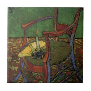 Paul Gauguins fåtölj av Vincent van Gogh Kakelplatta