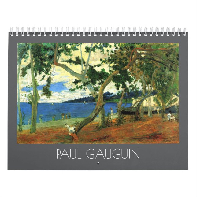Paul Gauguins landskaps- och stillebenmålningar Kalender (Omslag)