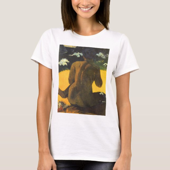 Paul Gauguins sjökvinna, Vintage Fine Art Tee Shirt (Framsida)