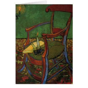 Paul Gauguins stol av Vincent van Gogh Hälsningskort