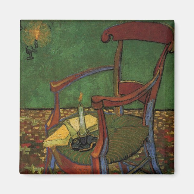 Paul Gauguins stol av Vincent van Gogh Magnet (Framsidan)