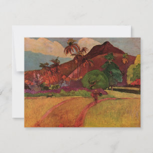 Paul Gauguins Tahitian Landscape (1893) Inbjudningar