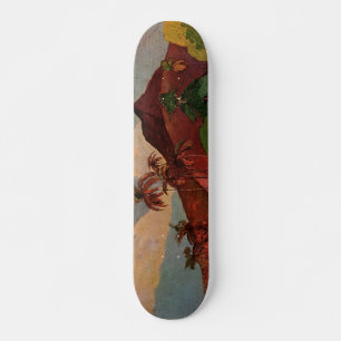 Paul Gauguins Tahitian Landscape (1893) Skateboard Bräda 21,5 Cm