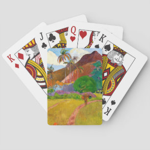 Paul Gauguins Tahitian Ligcape berömd-målning Casinokort