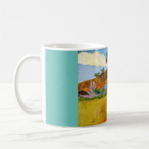 Paul Gauguins Tahitian Ligcape berömd-målning Kaffemugg