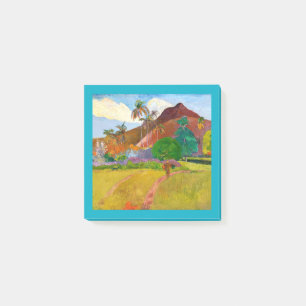 Paul Gauguins Tahitian Ligcape berömd-målning Post-it Block