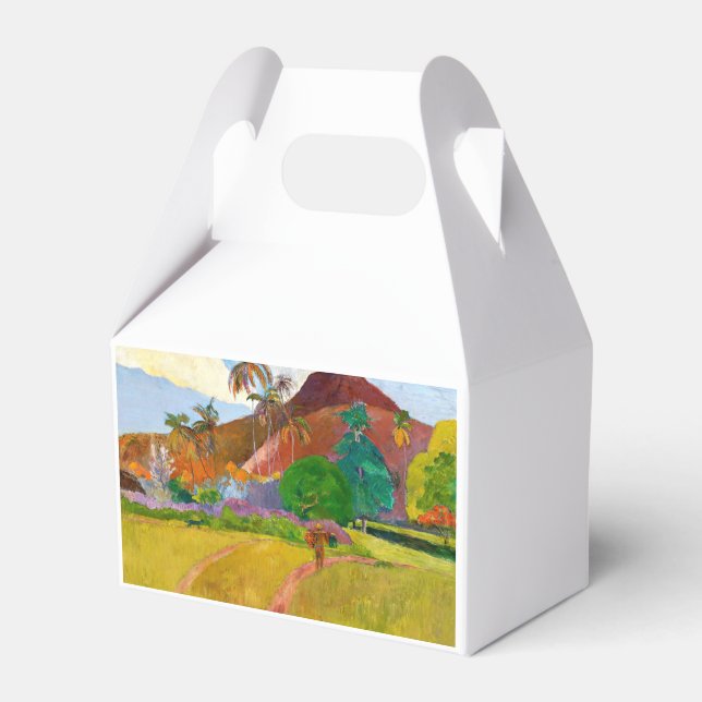 Paul Gauguins Tahitian Ligcape berömd-målning Presentaskar (Framsidan Sidan)