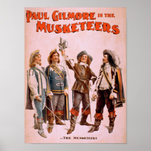 Paul Gilmore i de sceniska musketeersna Poster