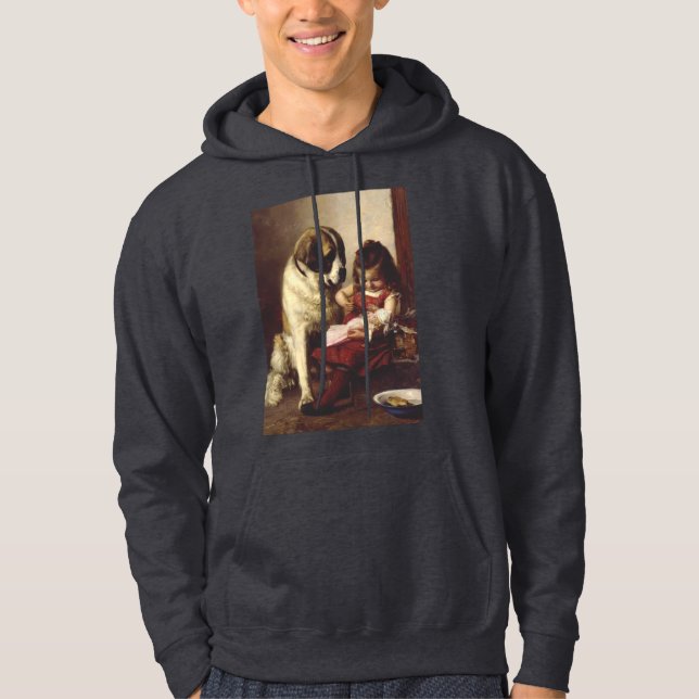 Paul Hermann Wagner: Bästa vänner - Viktoriansk ko Hoodie (Framsida)