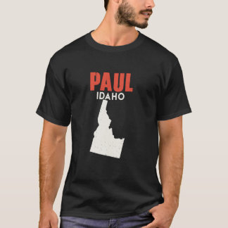 Paul Idaho Förenta staterna State America Travel I T Shirt