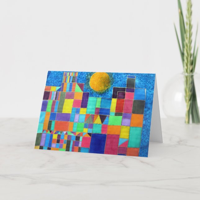 Paul Klee 1 hälsningkort Kort (Framsida)