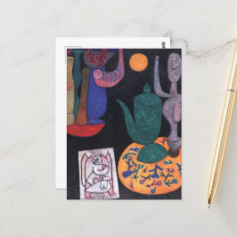 Paul Klee, Abstrakt Art, redlös (stilla livet) Vykort