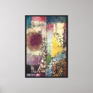 Paul Klee Abstrakt Konst Kubism Canvastryck