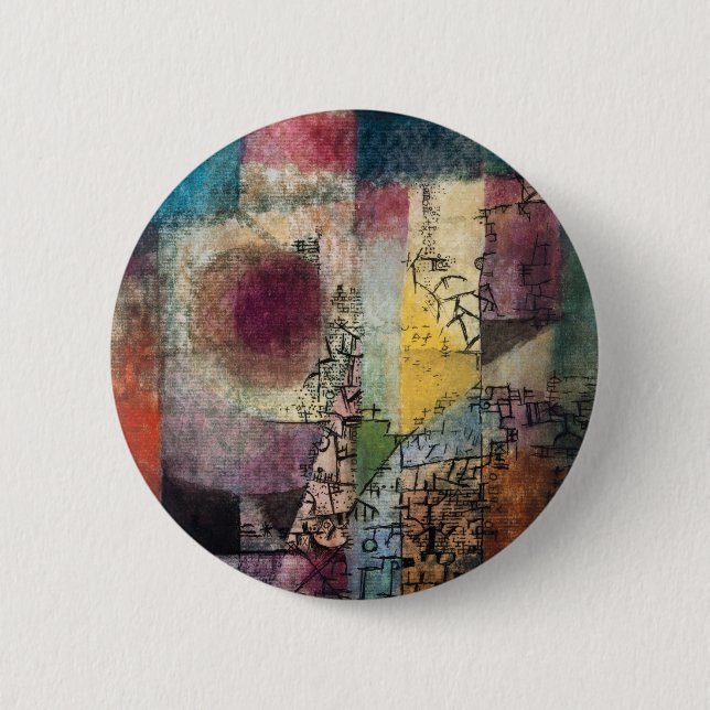 Paul Klee Abstrakt konst Kubism  Knapp (Framsida)