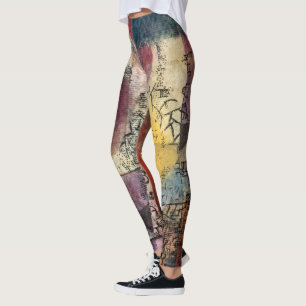 Paul Klee Abstrakt konst Kubism Leggings