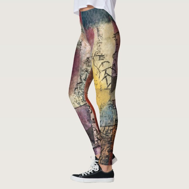 Paul Klee Abstrakt konst Kubism  Leggings (Vänster)
