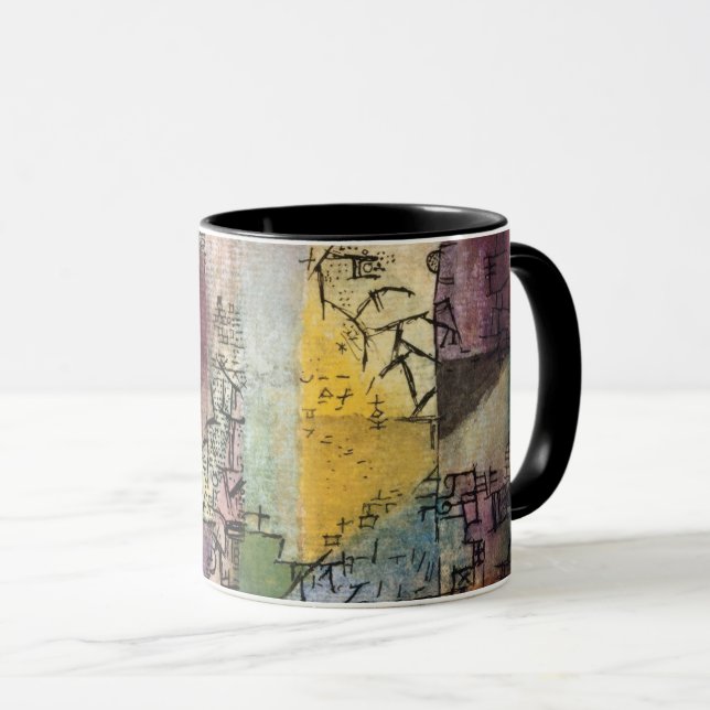 Paul Klee Abstrakt konst Kubism  Mugg (Framsida höger)