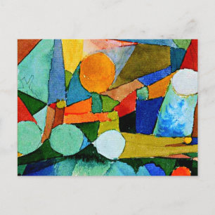 Paul Klee: abstrakt om former i Färg Vykort