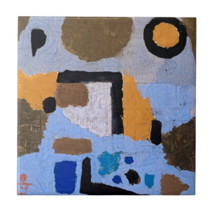 Paul Klee Abstrakt Painting Modern Art Kakelplatta