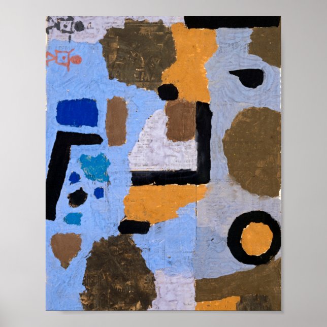 Paul Klee Abstrakt Painting Modern Art Poster (Framsidan)