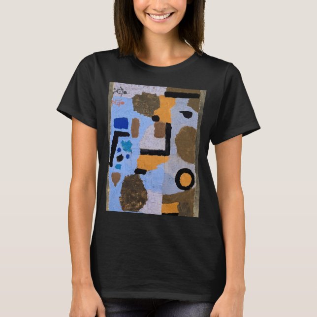 Paul Klee Abstrakt Painting Modern Art T Shirt (Framsida)
