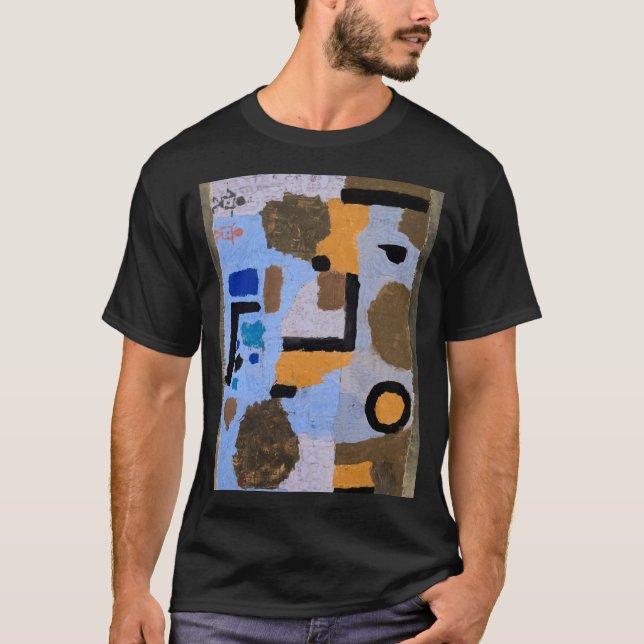 Paul Klee Abstrakt Painting Modern Art T Shirt (Framsida)