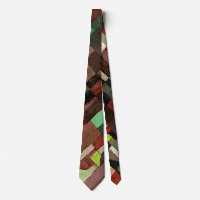 Paul Klee Abstrakt Tie Slips (Framsida)