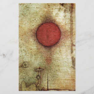 Paul Klee Ad Marginem-målning Brevpapper