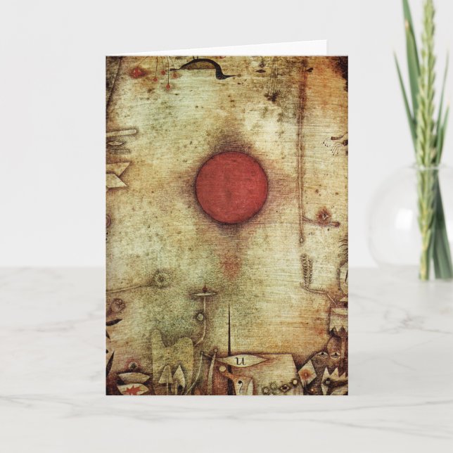 Paul Klee Ad Marginem Painting Kort (Framsida)