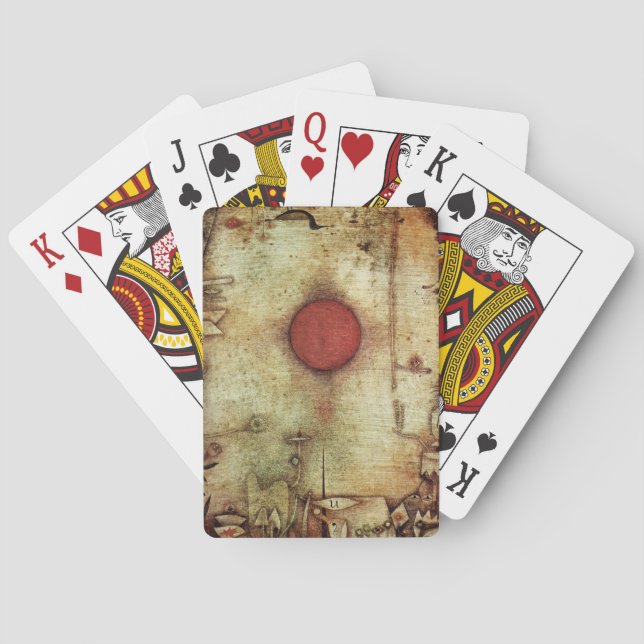 Paul Klee Ad Marginem Painting Kortlek (Baksidan)