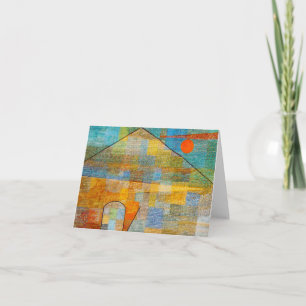 Paul Klee Ad Parnassum Note Card Kort