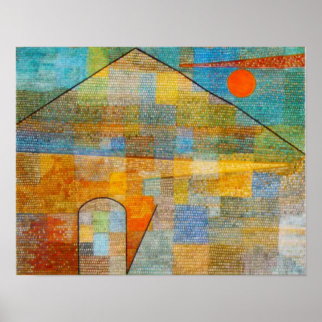 Paul Klee Ad Parnassum Poster (Framsidan)