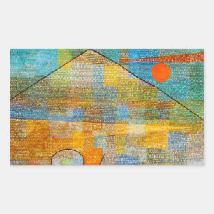 Paul Klee Ad Parnassum Stickers Rektangulärt Klistermärke