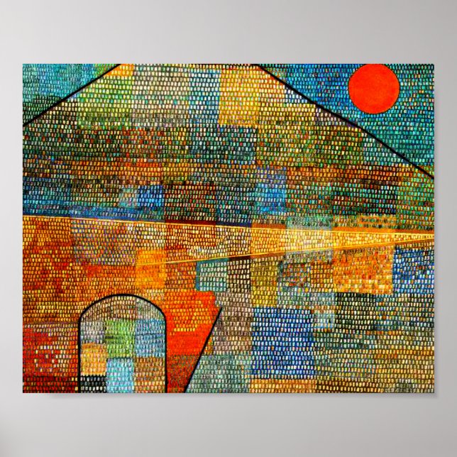 Paul Klee, Ad Parnassus, Poster (Framsidan)