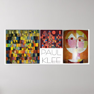 Paul Klee affischCollage Poster