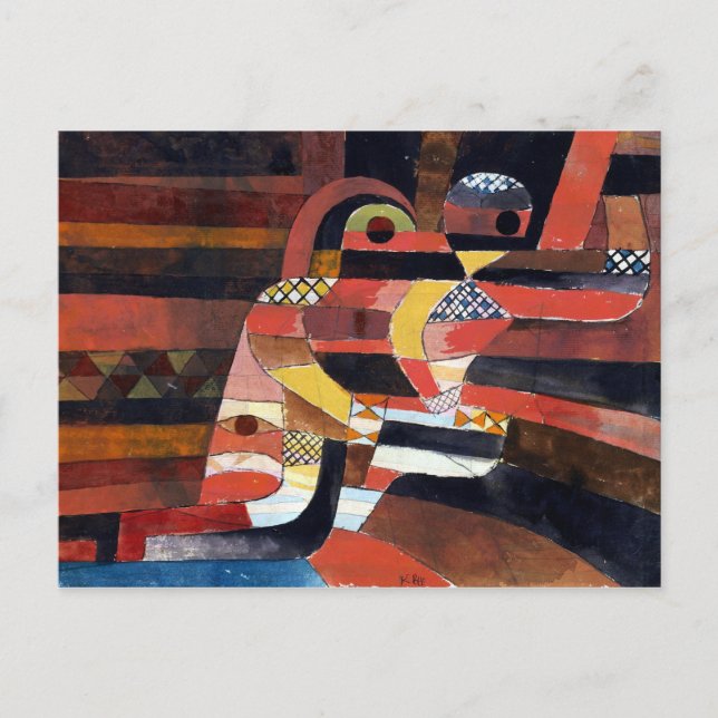 Paul Klee Älskare Vykort (Framsida)