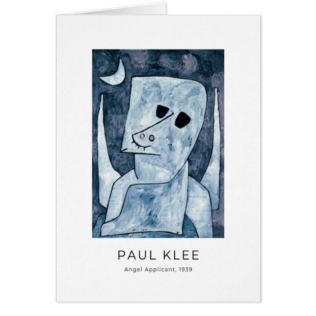 Paul Klee, Angel Klagande (1939) - Fine Art Card OBS Kort (Framsidan)