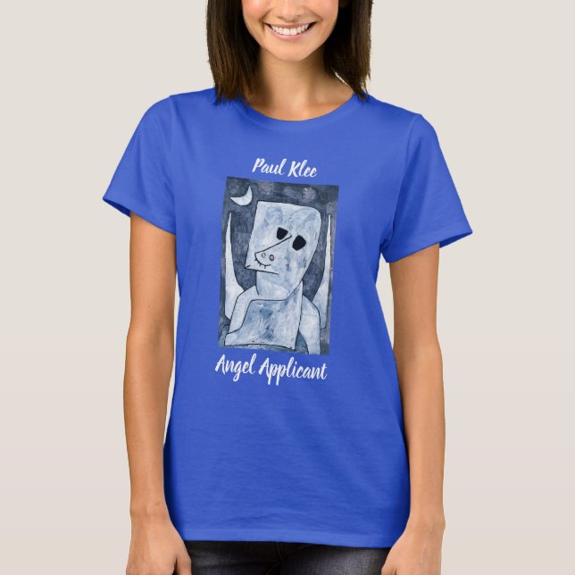 Paul Klee Angel Klagande Berömd Painting T-Shirt (Framsida)