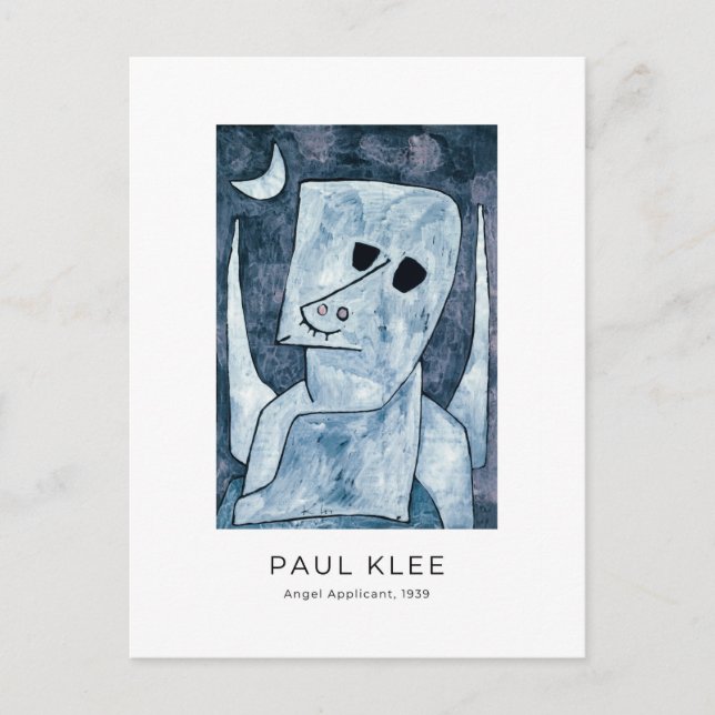 Paul Klee, Angel Klagande - Modern Abstrakt Art Vykort (Framsida)