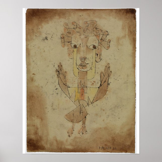 Paul Klee - Angelus Novus Poster (Framsidan)