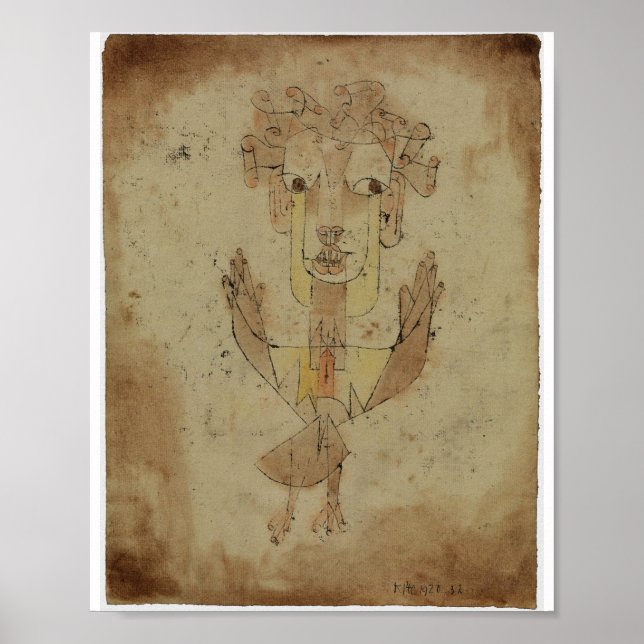 Paul Klee - Angelus Novus Poster (Framsidan)